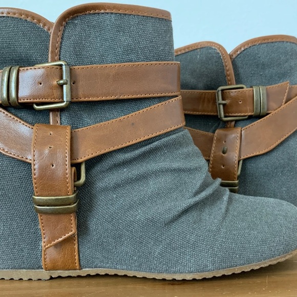 Aldo Ankle Wedge Boots - Picture 8 of 8